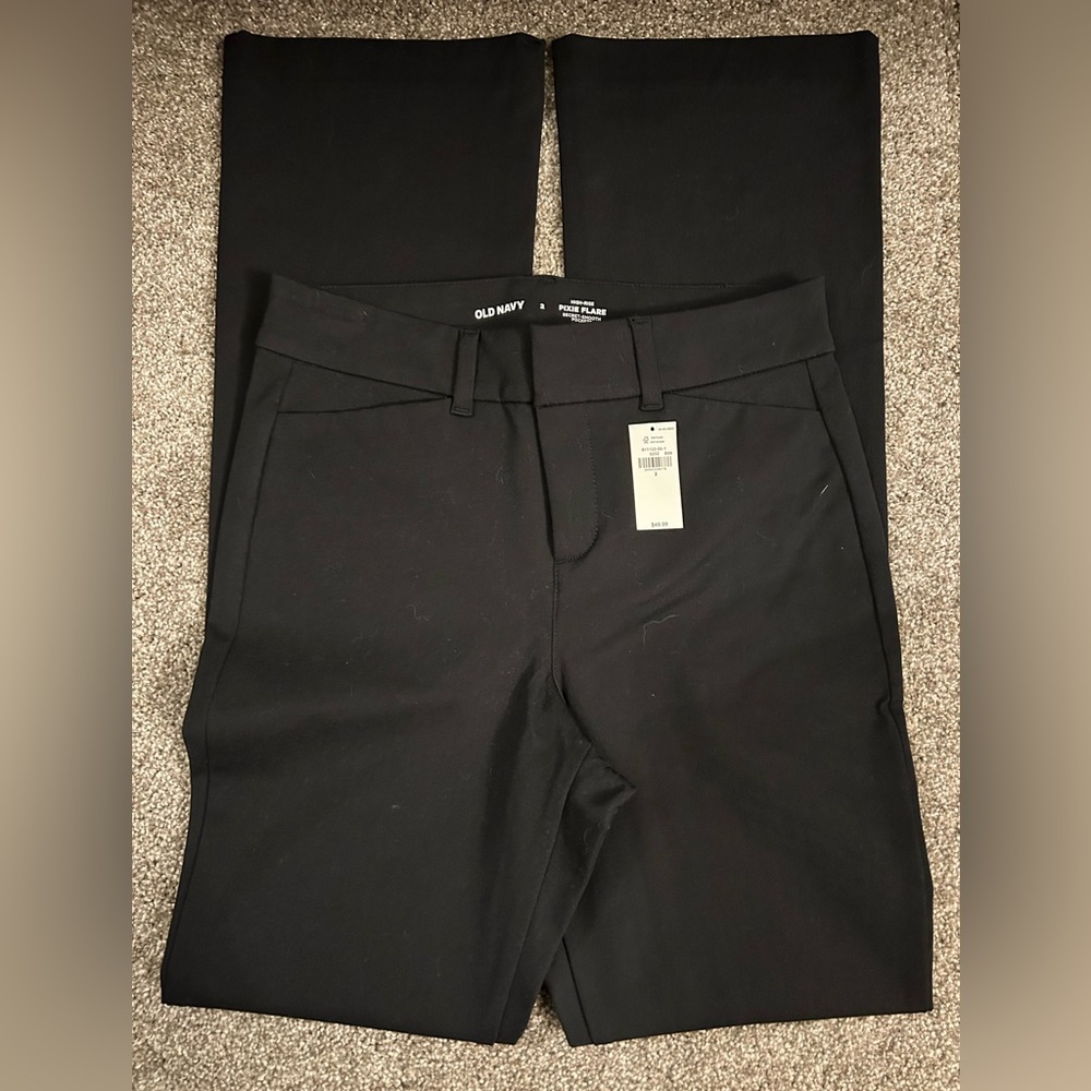 High Rise Pixie Flare Dress Pant